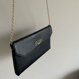 Guess Black Clutch Crossbody Purse